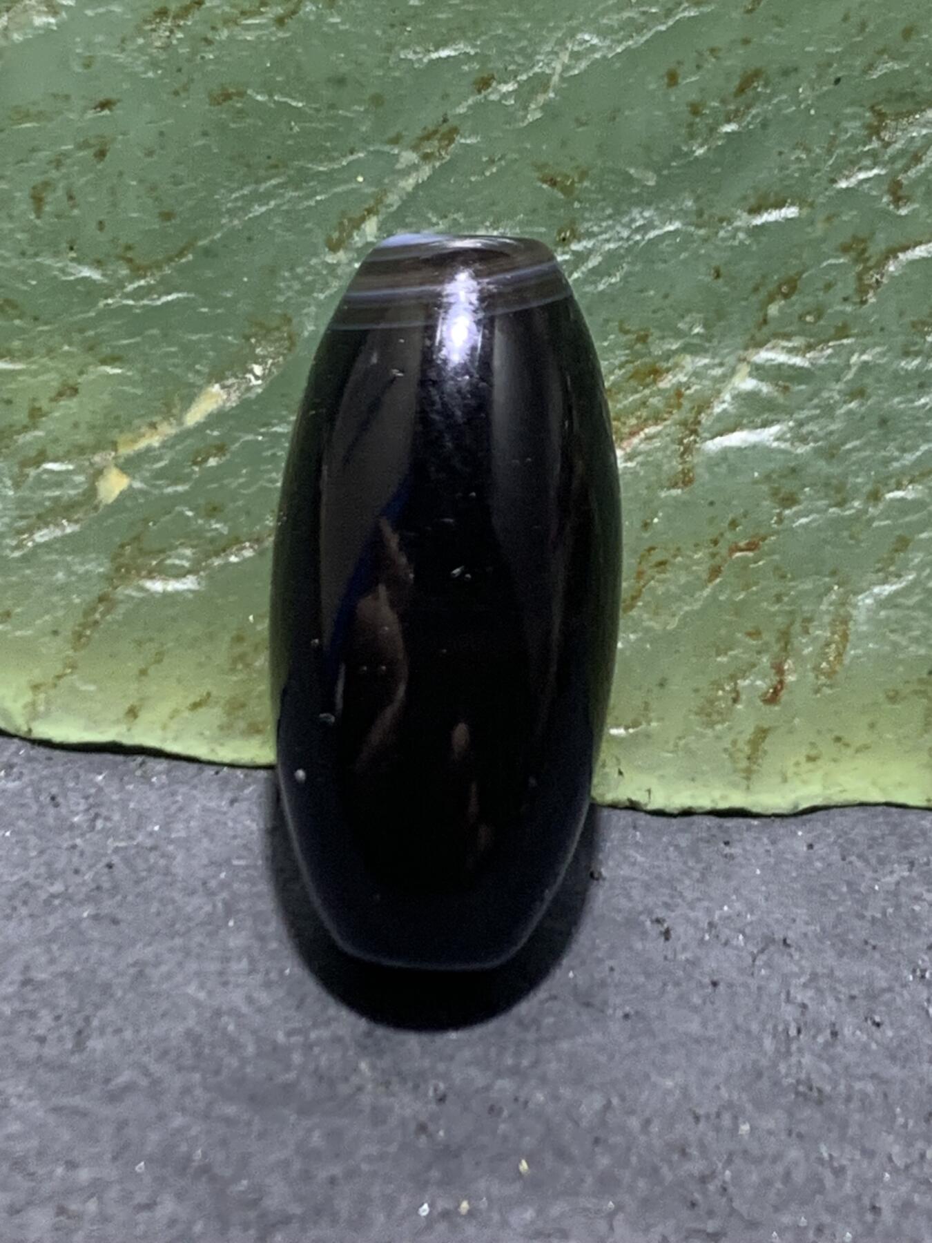 精美药师玛瑙桶珠一个
