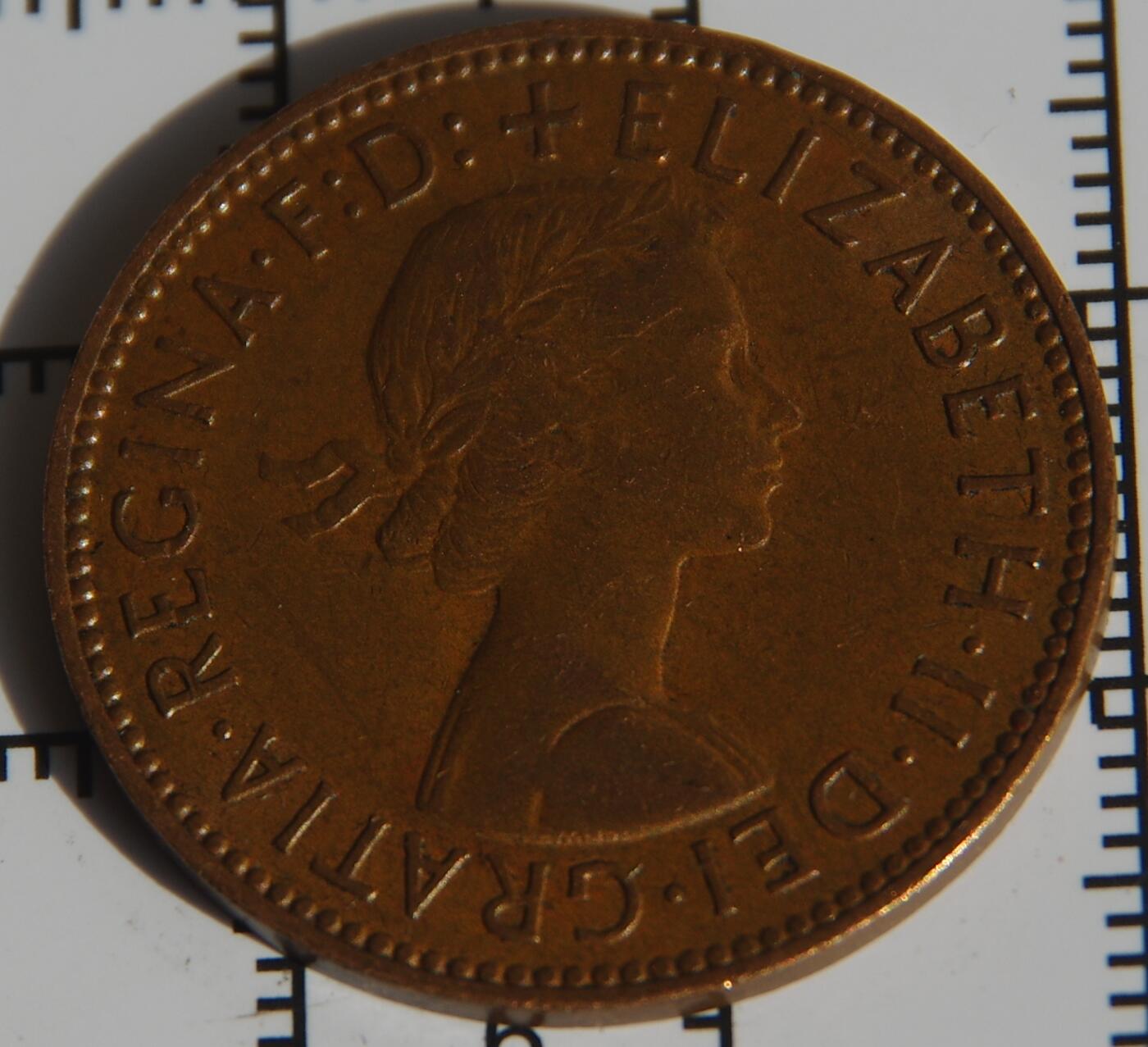 牛蛙牛蛙：银币、外币、化石标本 英国1964年1便士帆船