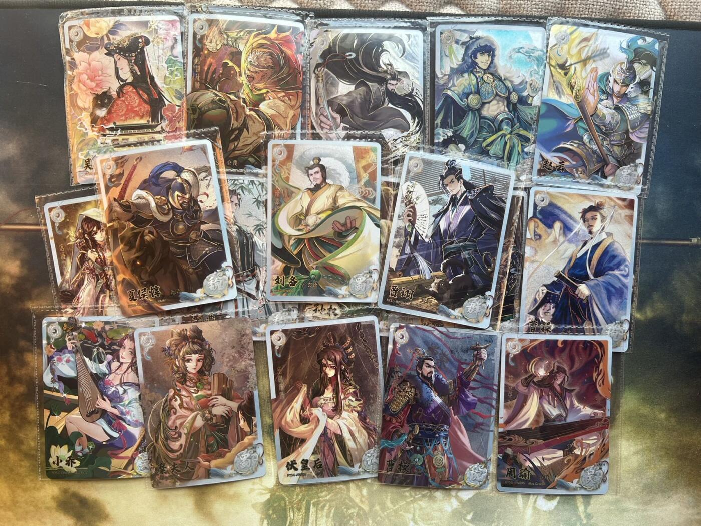 【随心卡拍】综合场 卡牌拍卖【第29期】 卡游 三国白玉卡 15张+