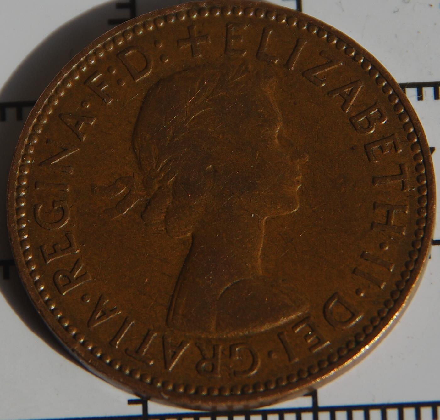 牛蛙牛蛙：银币、外币、化石标本 英国1960年1便士帆船