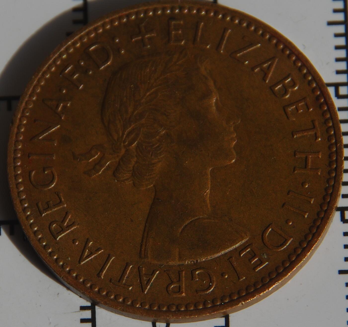 牛蛙牛蛙：银币、外币、化石标本 英国1965年1便士帆船