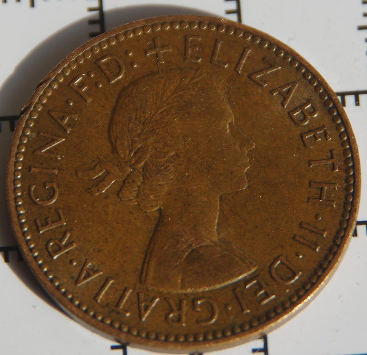 牛蛙牛蛙：银币、外币、化石标本 英国1965年1新便士