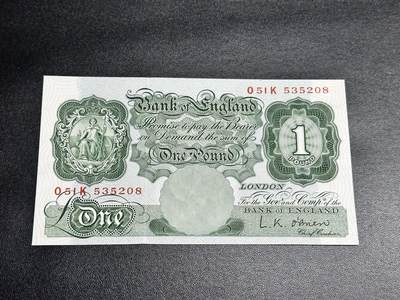 《外钞收藏家》第四百九十二期 - 英国A序列1镑 无47尾8 全新 轻微潮 另一个签名