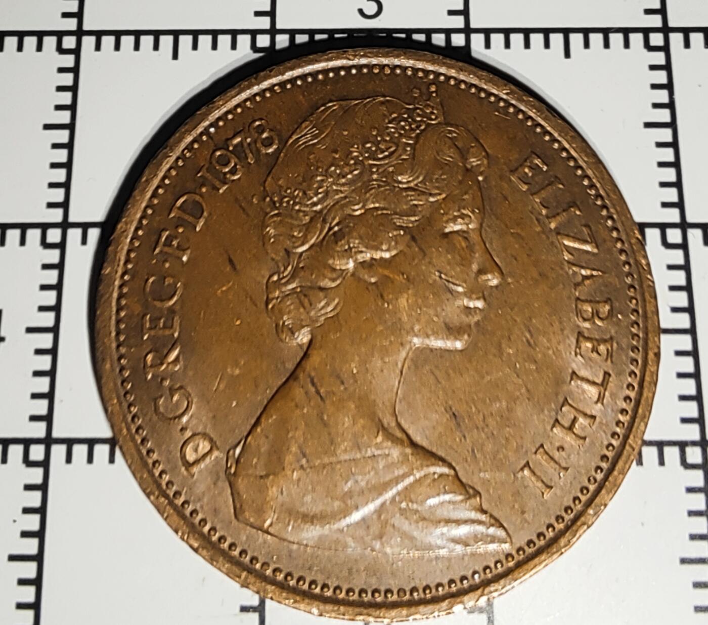 牛蛙牛蛙：银币、外币、化石标本 英国1978年1便士