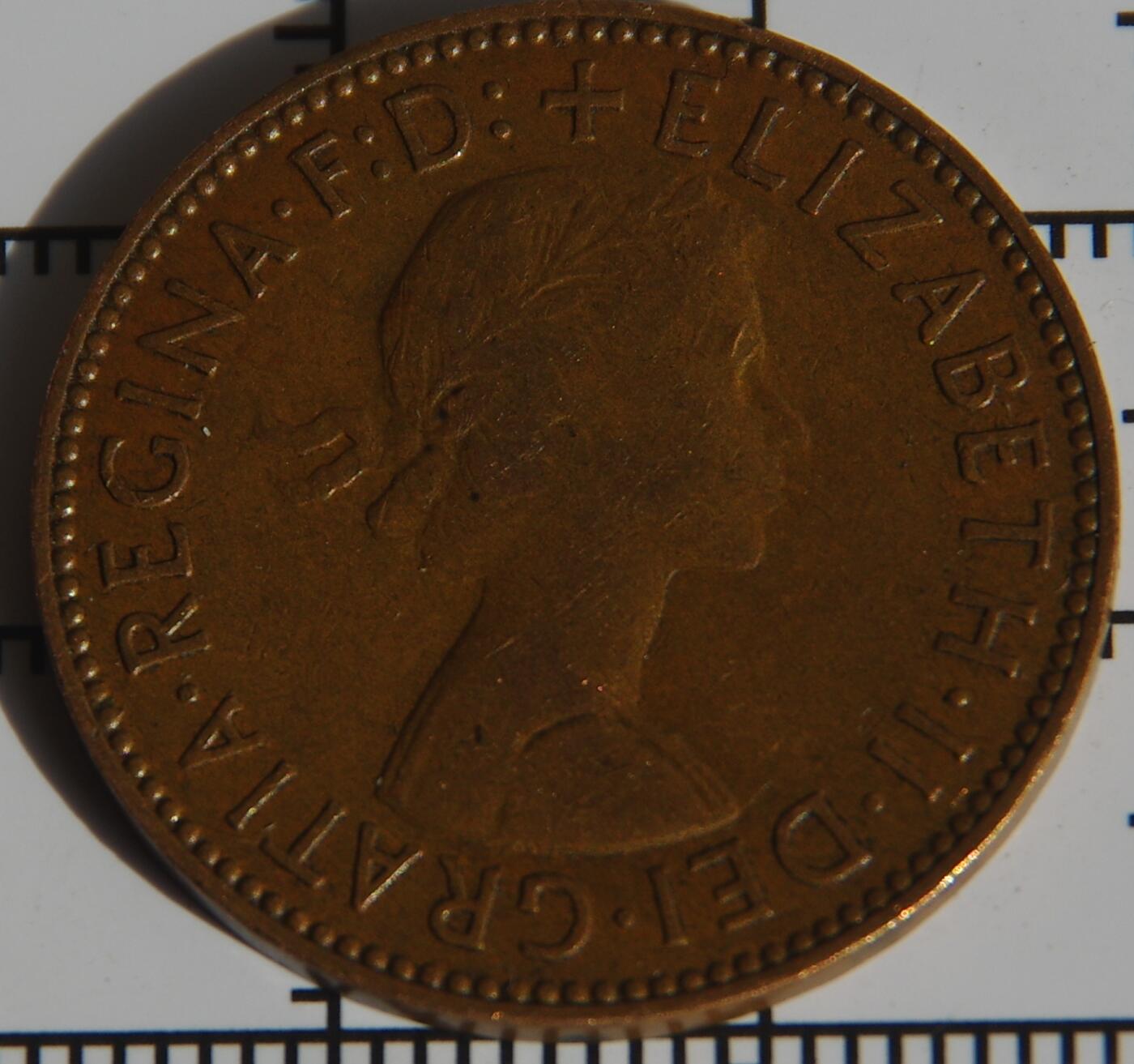 牛蛙牛蛙：银币、外币、化石标本 英国1960年1便士帆船