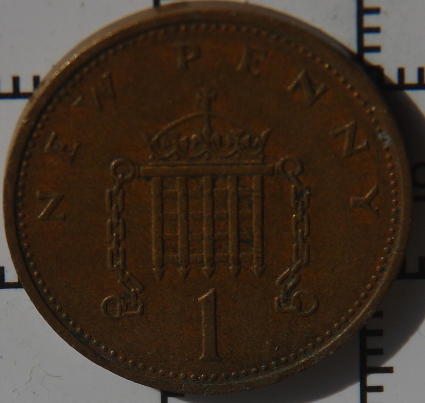 牛蛙牛蛙：银币、外币、化石标本 英国1971年1新便士
