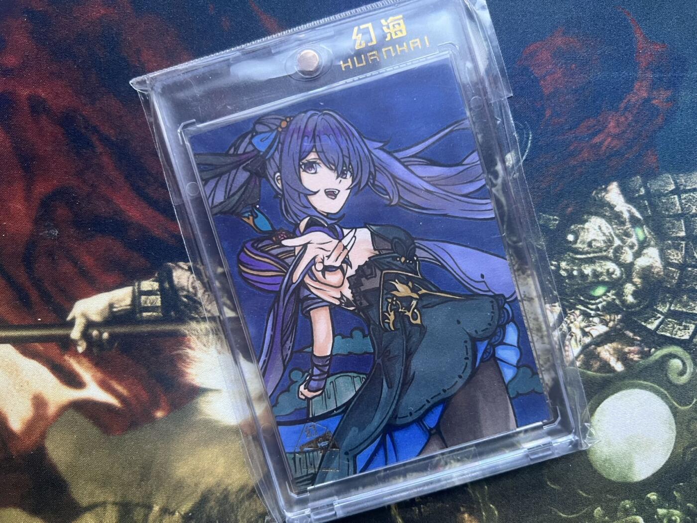 【随心卡拍】综合场 卡牌拍卖【第29期】 【自制卡】幻海 美女 手绘卡 