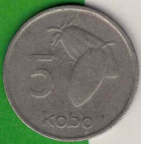尼日利亚1974年5考包 非洲 实物图 八五品