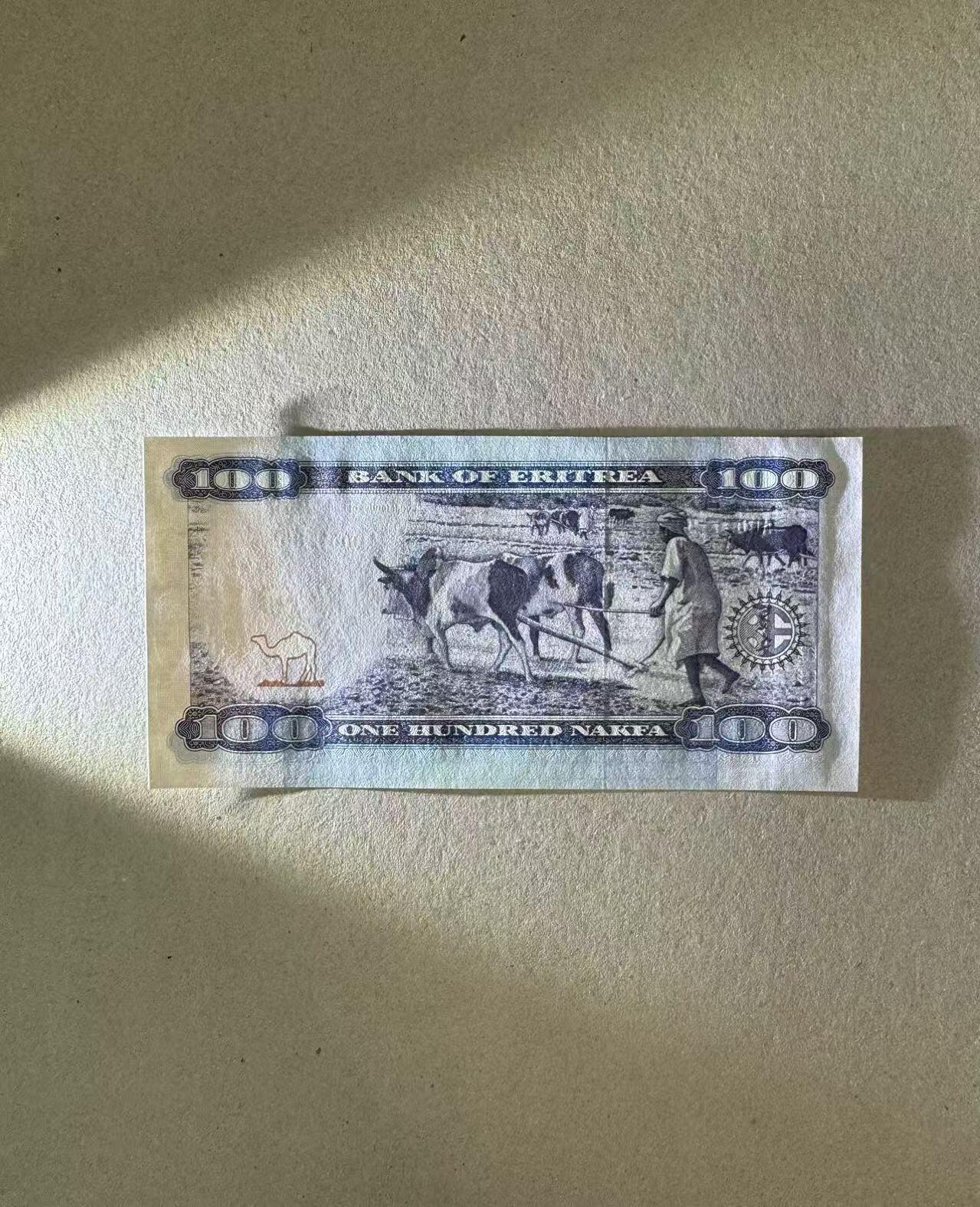 【Blue Auction】✨世界纸币精拍第624期【精】 【无47稀少年份】厄尔特里亚 2004年100纳克法 全新UNC