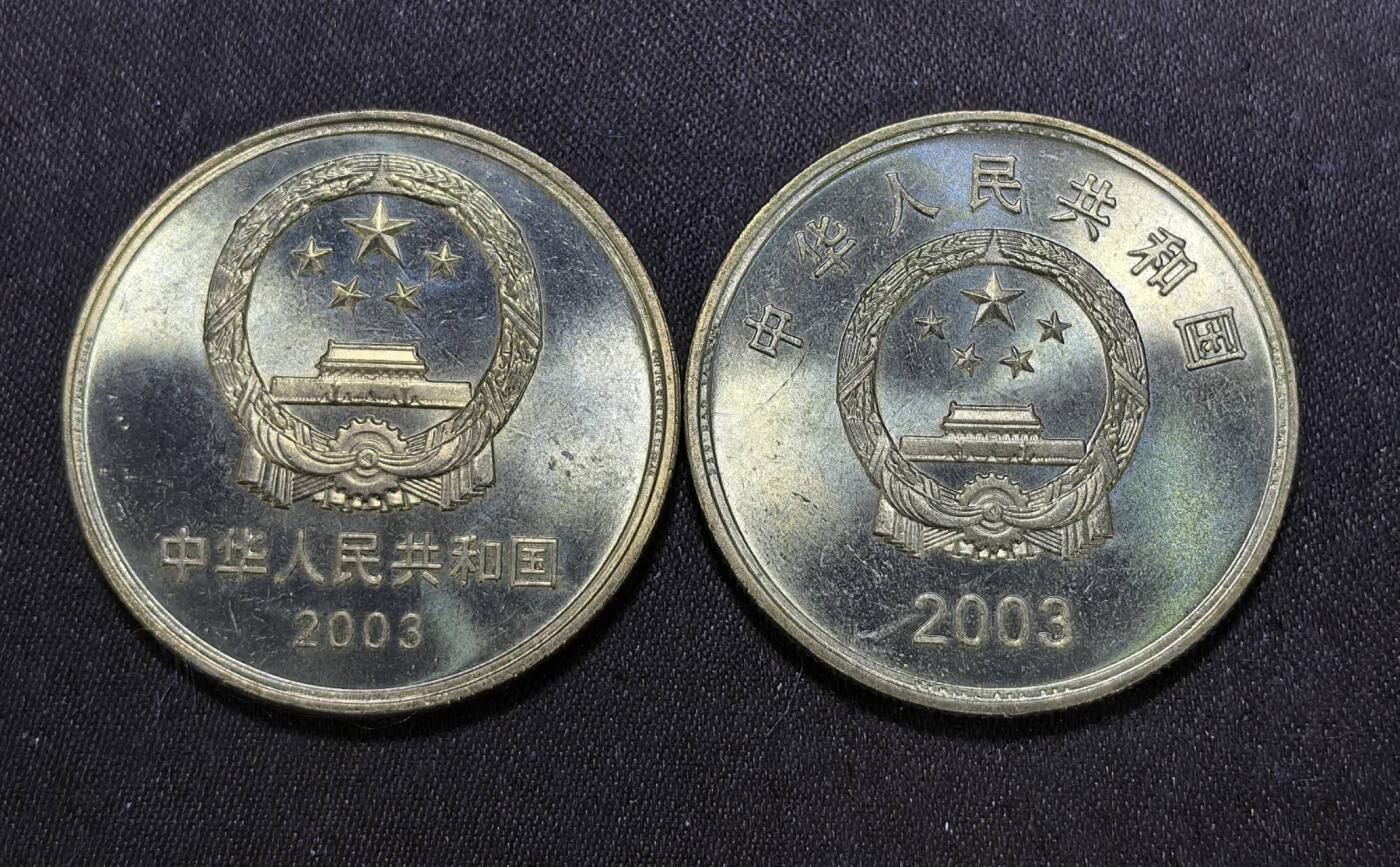 北京马甸外国币专卖第134期，外国非贵金属纪念币，流通币专场，陆续上拍，欢迎关注 2003年中国世界文化遗产纪念币5元铜币