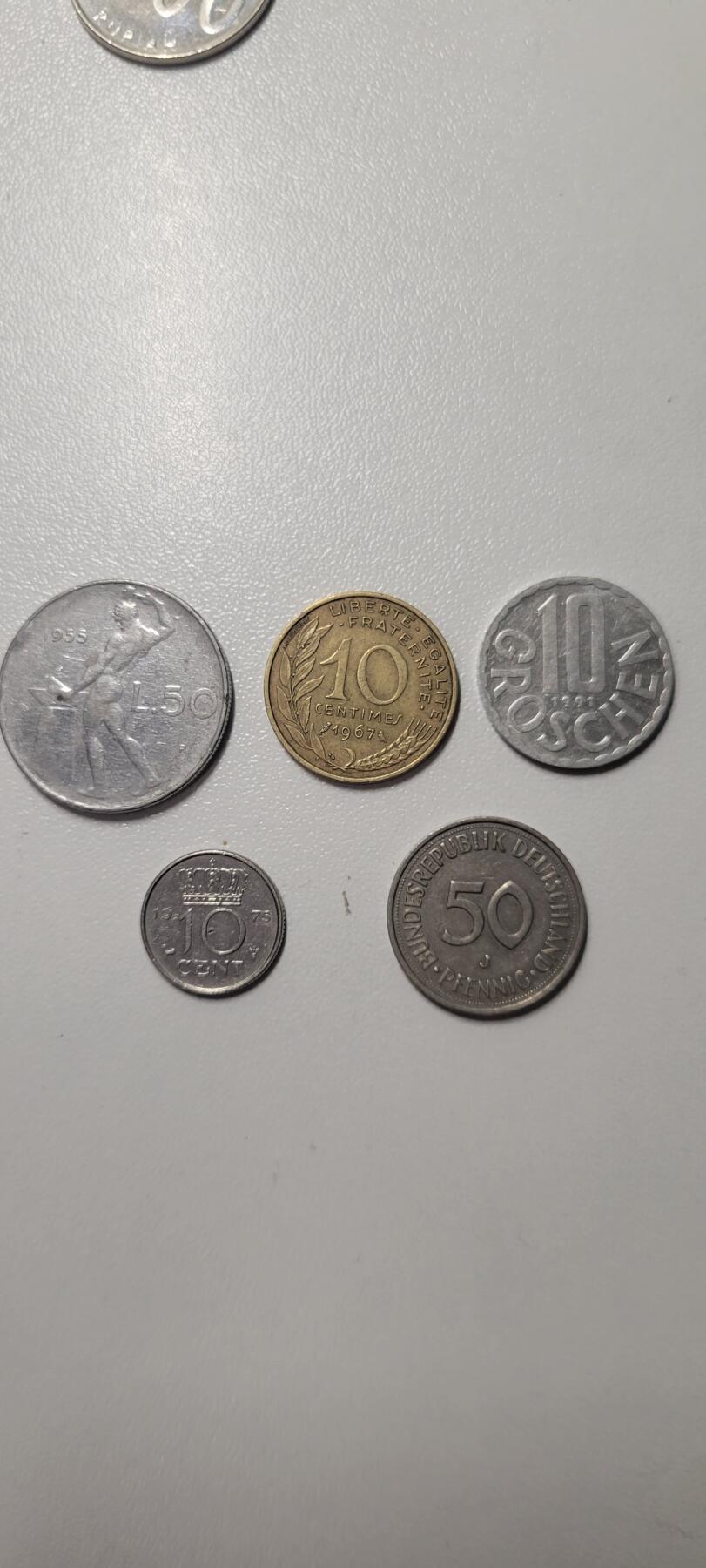2025第七期 欧洲5枚外币