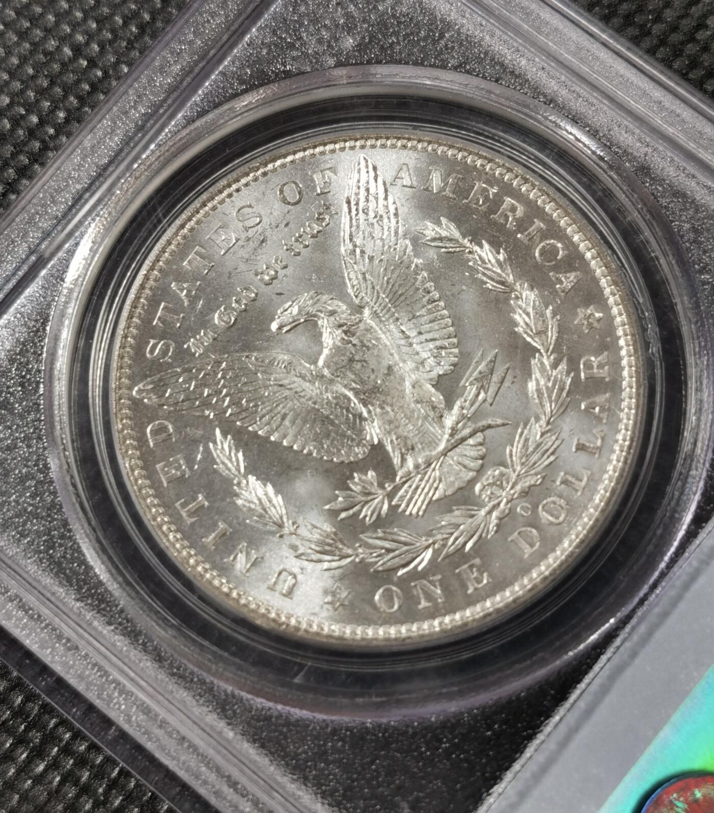 “银华永恒·摩根之光”  甄臻铺-摩根专场（第6期） PCGS-MS63 1904年O版摩根