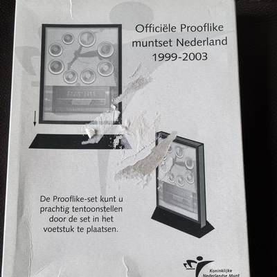 道一币馆币章第一百一十四场 - 原包装 荷兰2003年欧元精制币八枚套装