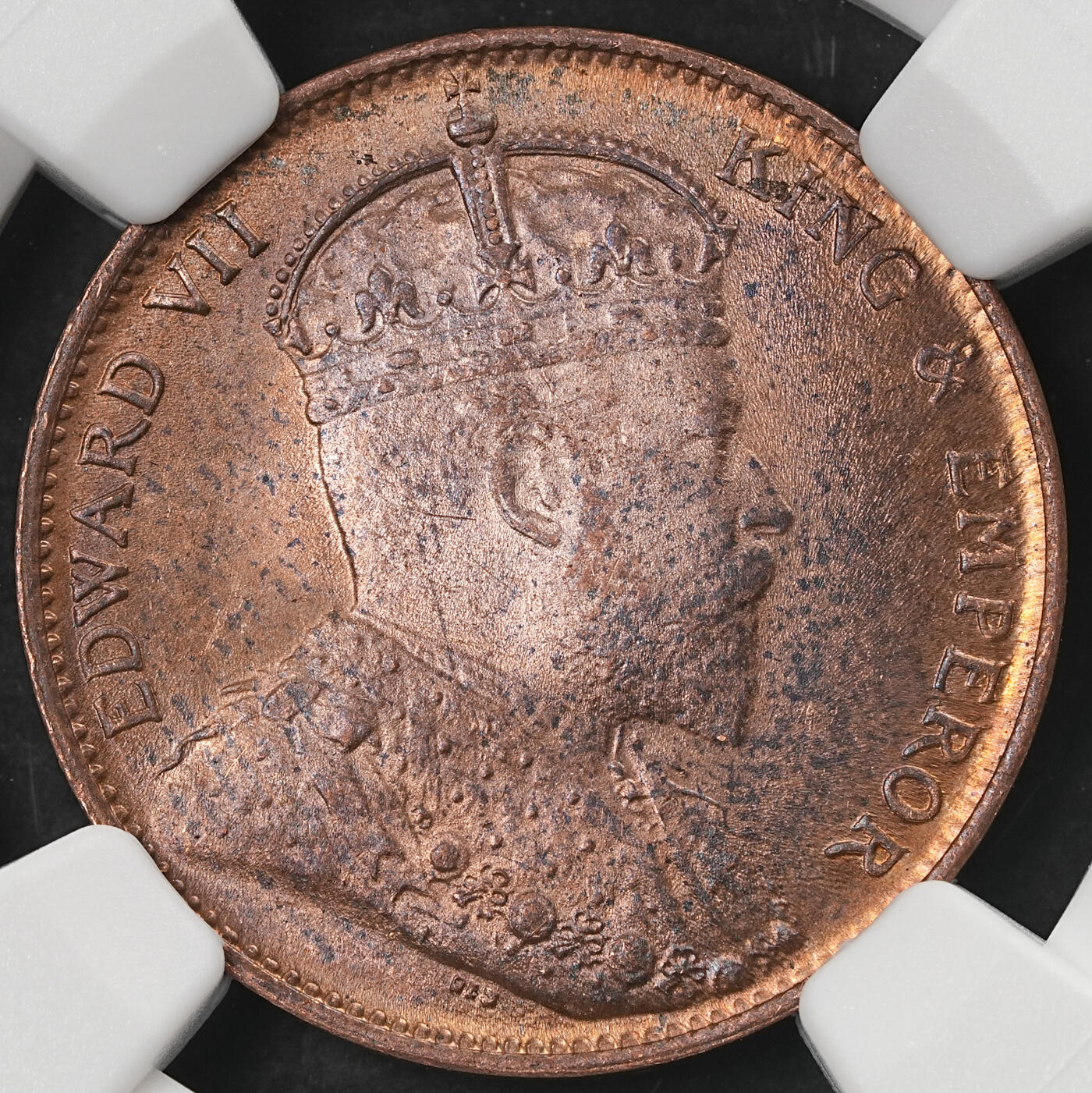 修遠堂世界钱币第五十九期 NGC MS64RB 1890年英属锡兰1分铜币