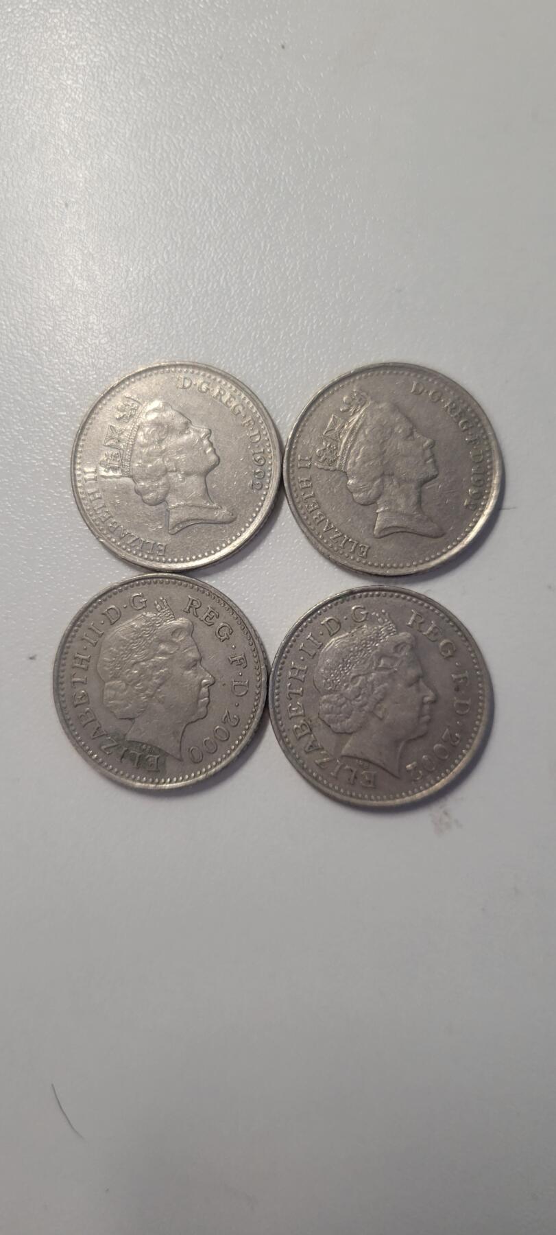 2025第七期 英国10便士4枚，2个版本
