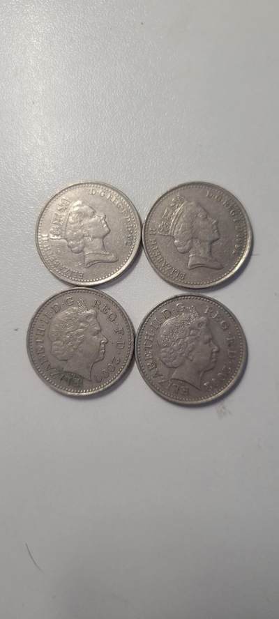 2025第七期 - 英国10便士4枚，2个版本