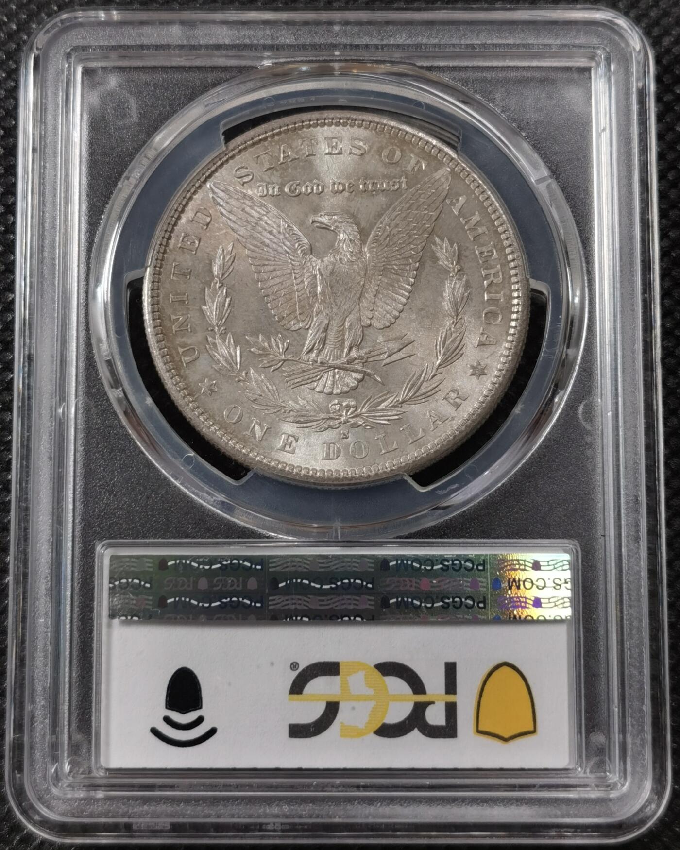 “银华永恒·摩根之光”  甄臻铺-摩根专场（第6期） PCGS-MS65 1881年S版摩根，经典美式包浆