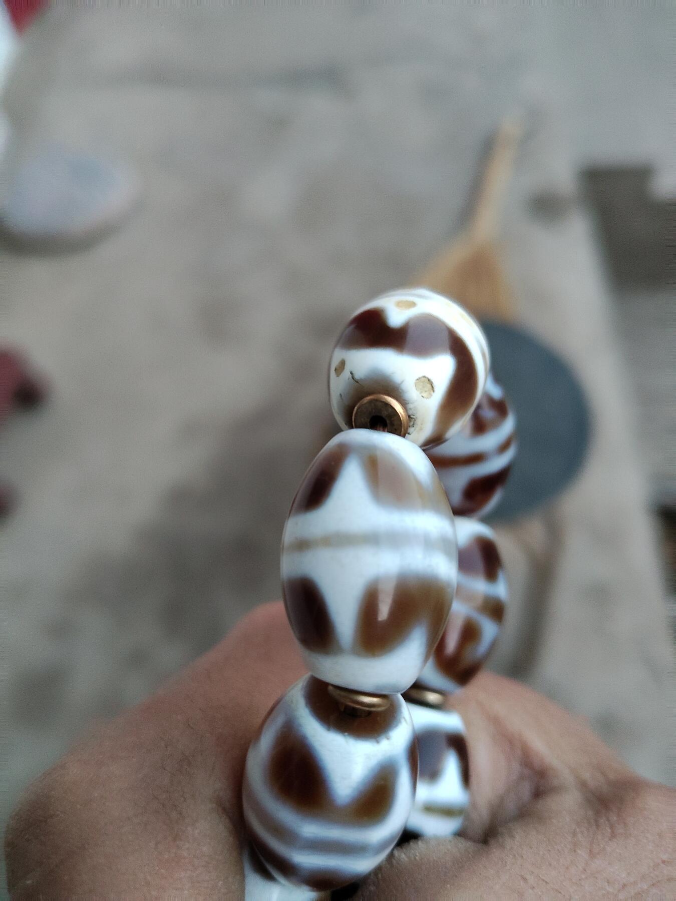 杂项专场 虎牙天珠手串