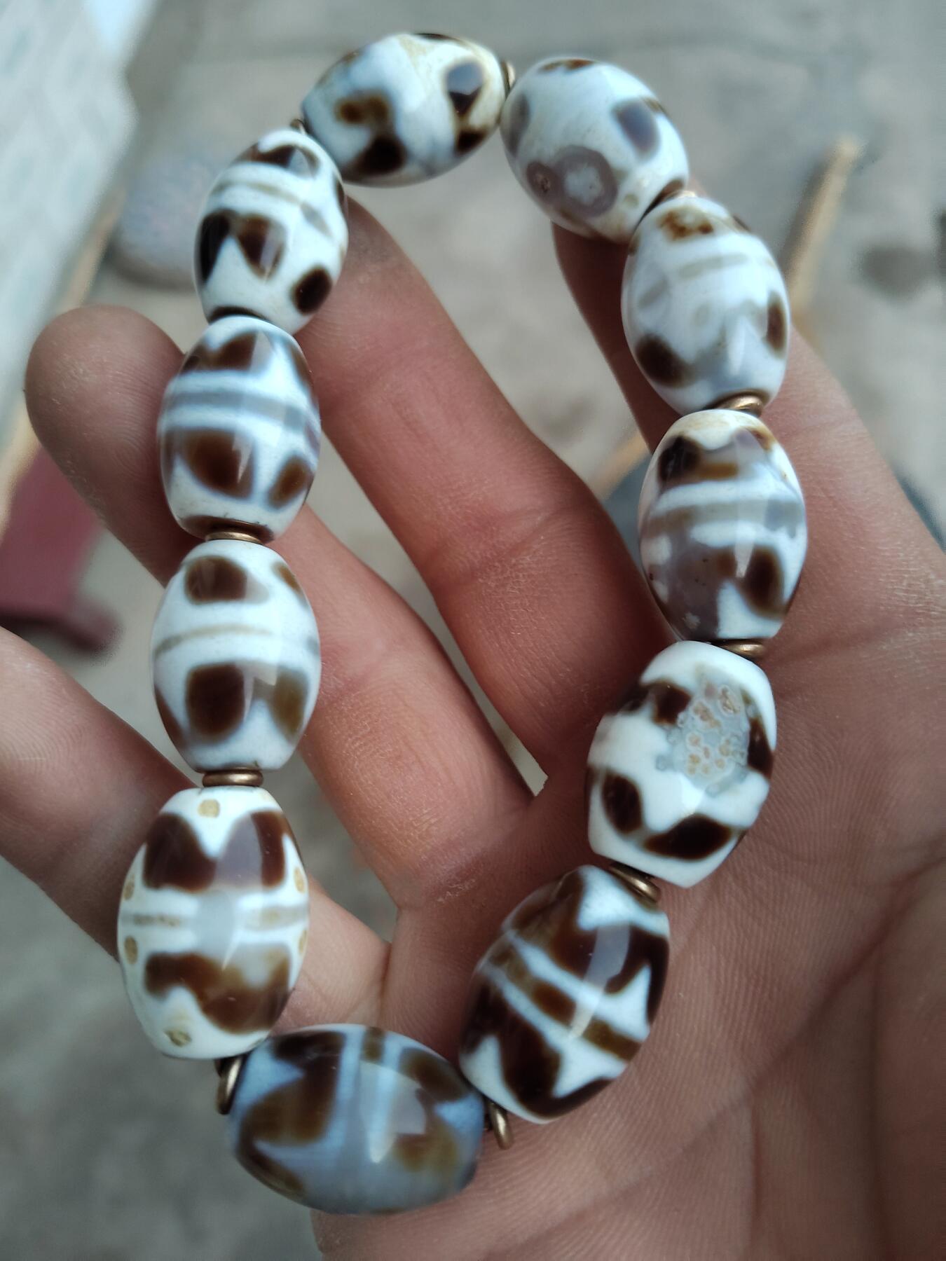 杂项专场 虎牙天珠手串