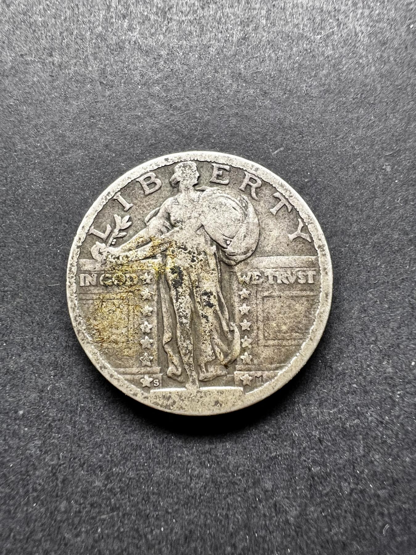 聚福钱庄★世界钱币第二期 全场包邮 欢迎参拍 美国女神25分银币-2