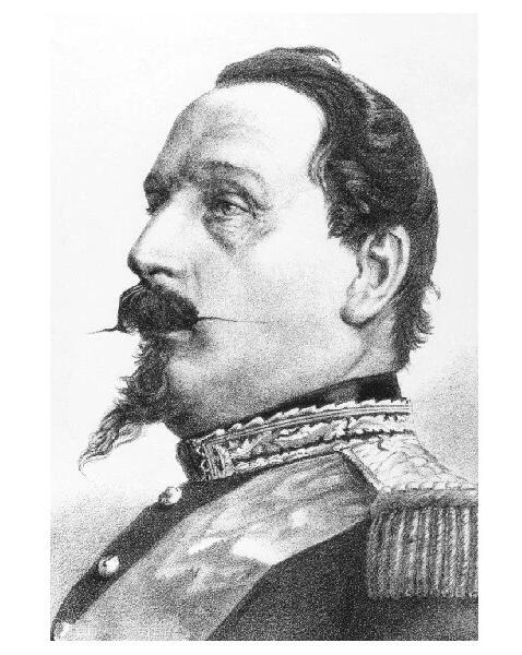 法国1865年 拿破仑骑马雕像落成 高浮雕精制超大铜章 63MM 108克