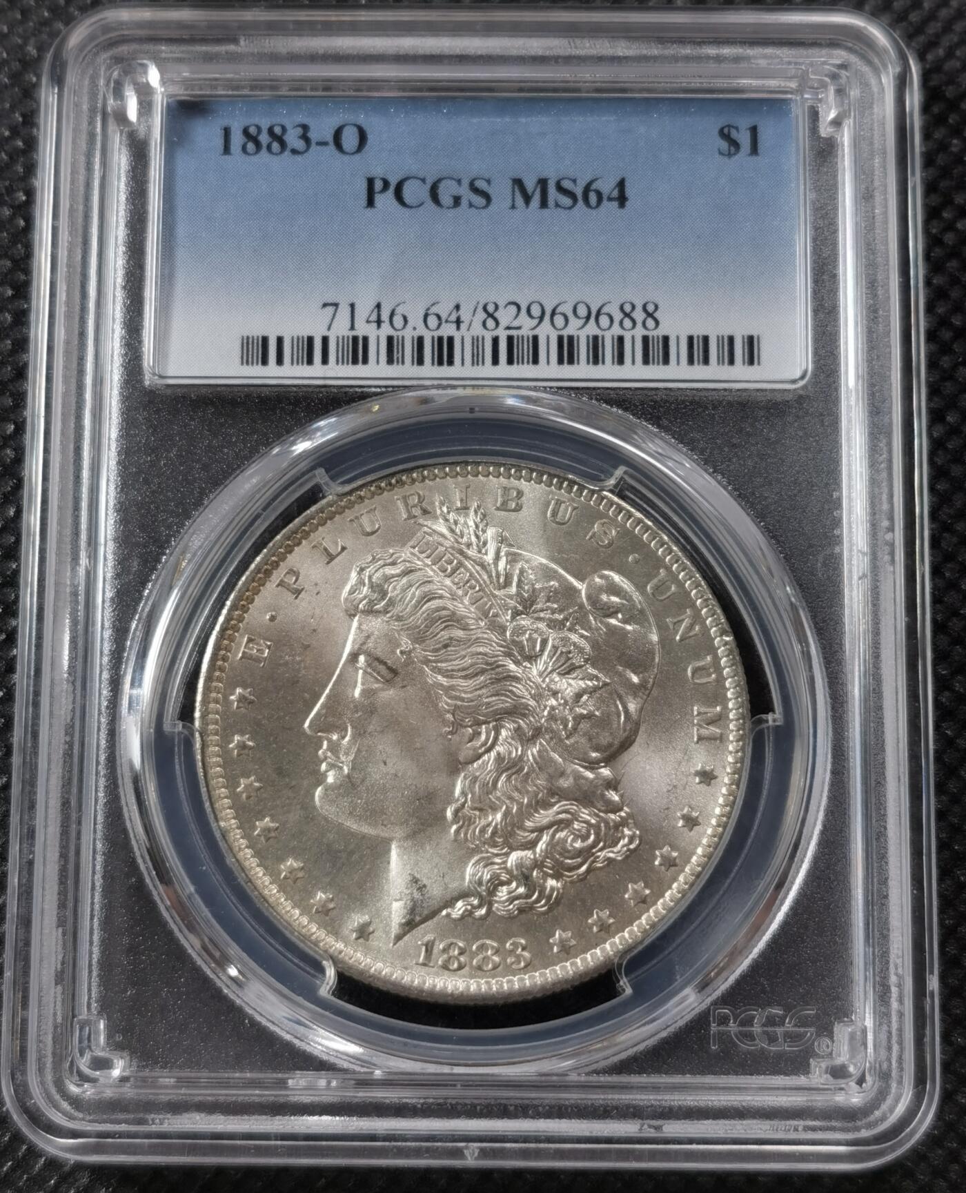“银华永恒·摩根之光”  甄臻铺-摩根专场（第6期） PCGS-MS64 1883年O版摩根