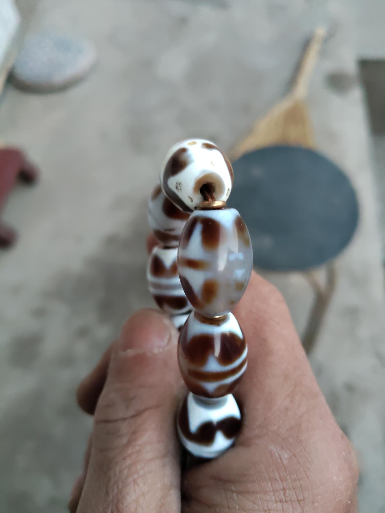 杂项专场 虎牙天珠手串