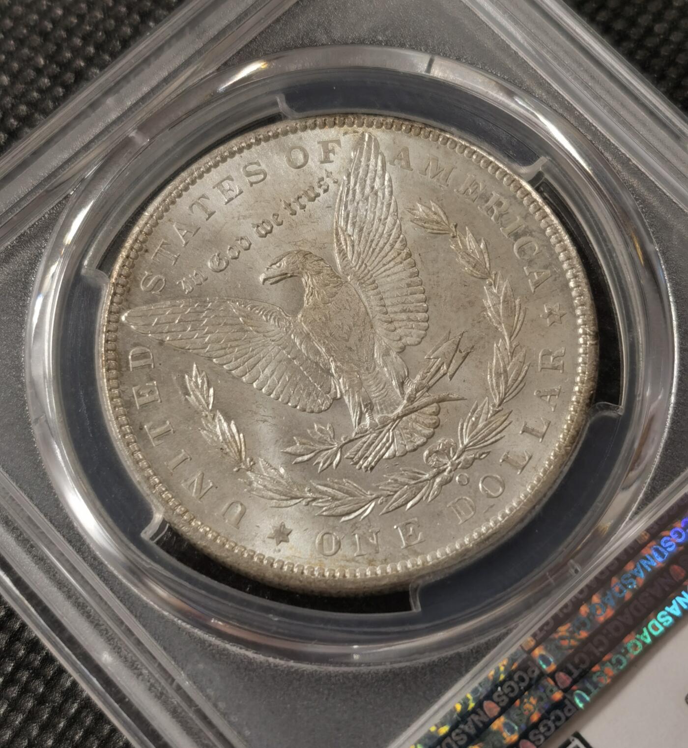 “银华永恒·摩根之光”  甄臻铺-摩根专场（第6期） PCGS-MS65 1899年O版摩根，少见年份