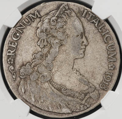 修遠堂世界钱币第五十九期 - NGC XF40 1918年意属厄里特立亚1泰勒大银币