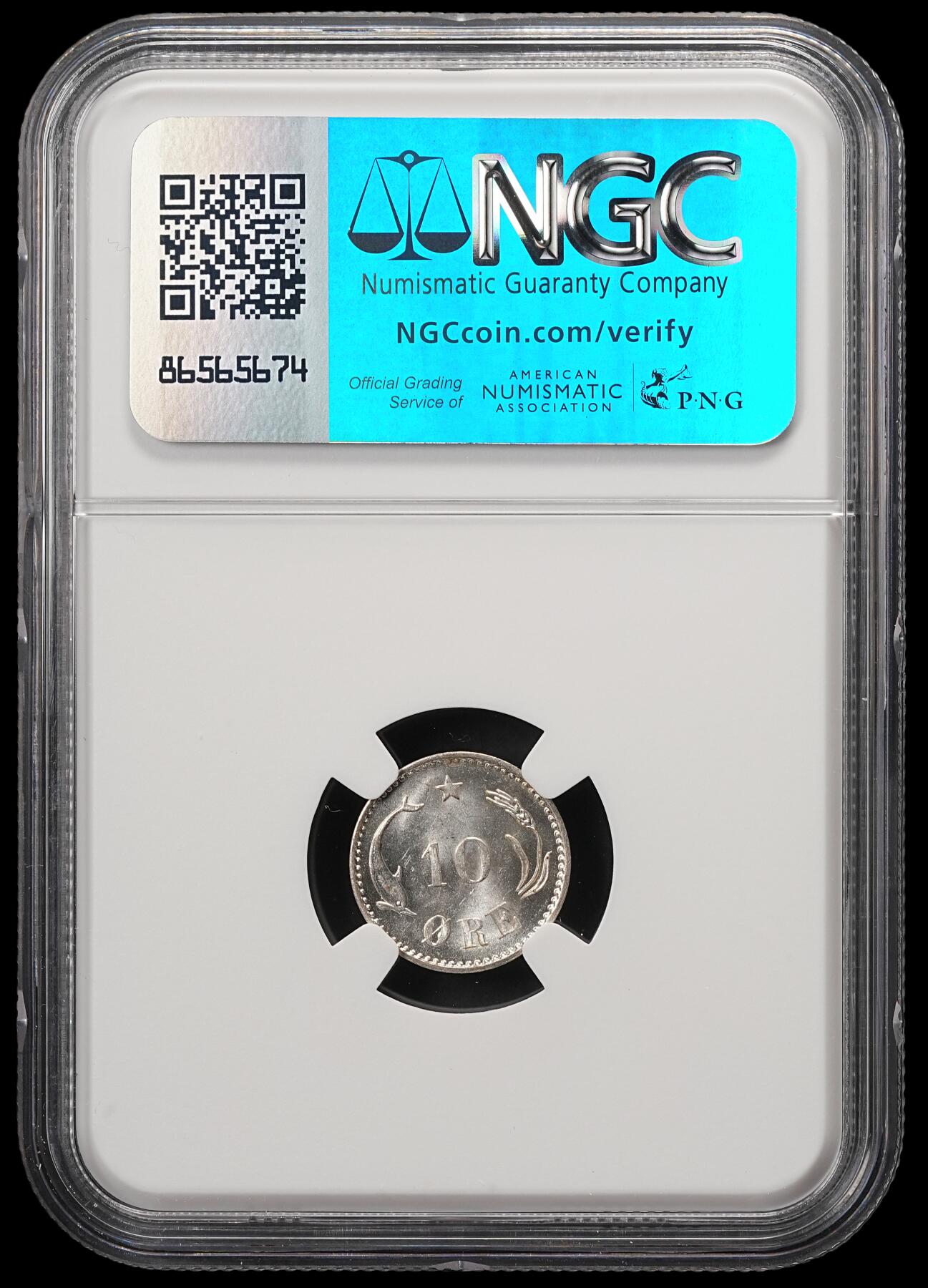 修遠堂世界钱币第五十九期 NGC MS63 1905年海豚10欧尔银币