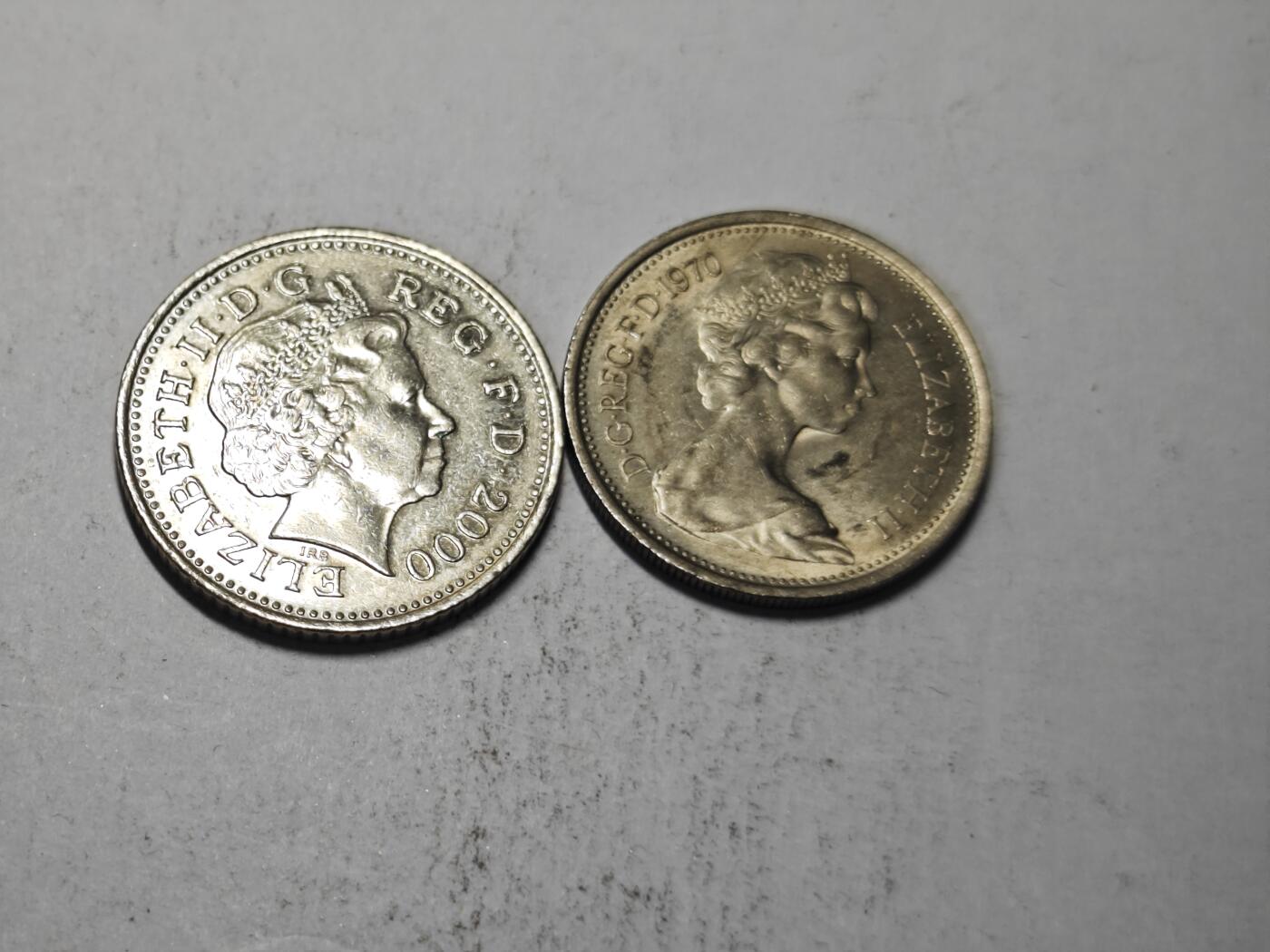 小小杂货铺31期有佣金（满五十包邮） 英国硬币两枚