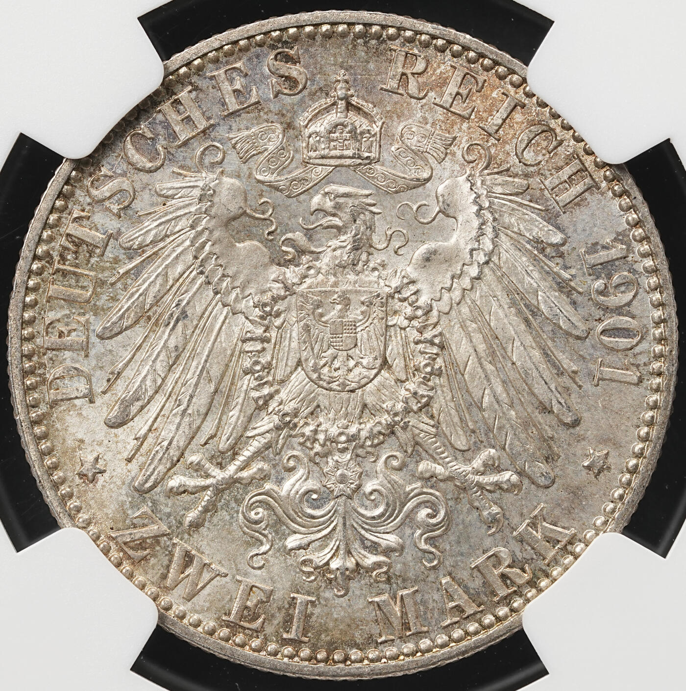 修遠堂世界钱币第五十九期 NGC MS64 1901年普鲁士建国200周年2马克银币