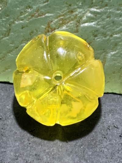 天然通货乌克兰原矿蜜蜡瓜珠一颗！！ - 天然通货乌克兰原矿蜜蜡瓜珠一颗！！