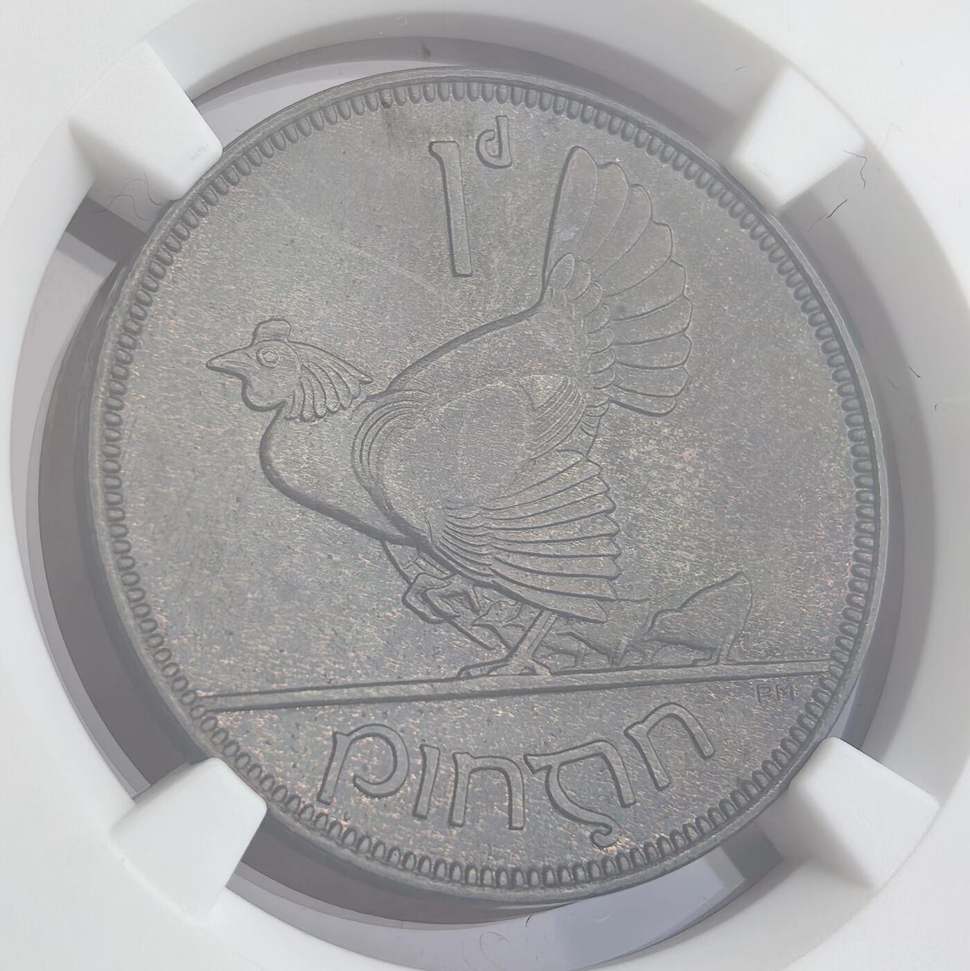 博洋堂“不负春光”二月精品专场暨第112期（全场包邮） NGC PF64/63 爱尔兰1928年首版动物币2铜3银共5枚精制币，发行量6001套，正宗原盒一手送评，五彩包浆，难得的一组高等级收藏品