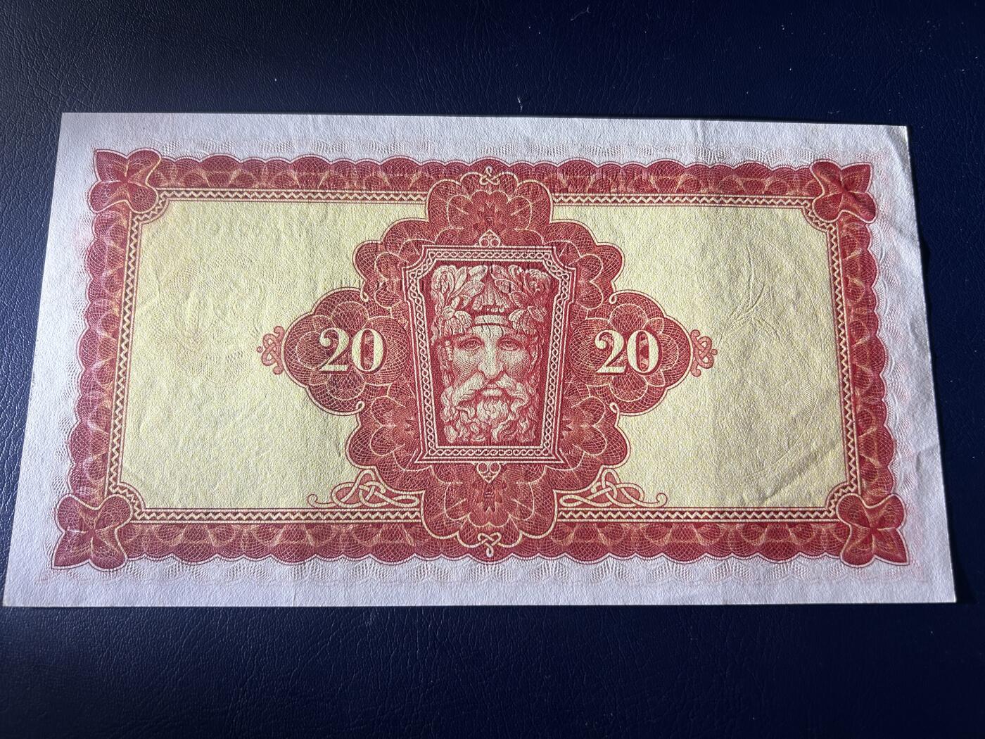 收藏联盟Quantum Auction 第410期拍卖 @征集拍品 长期供货可享分佣福利  1975年爱尔兰20镑 大票幅 Au品