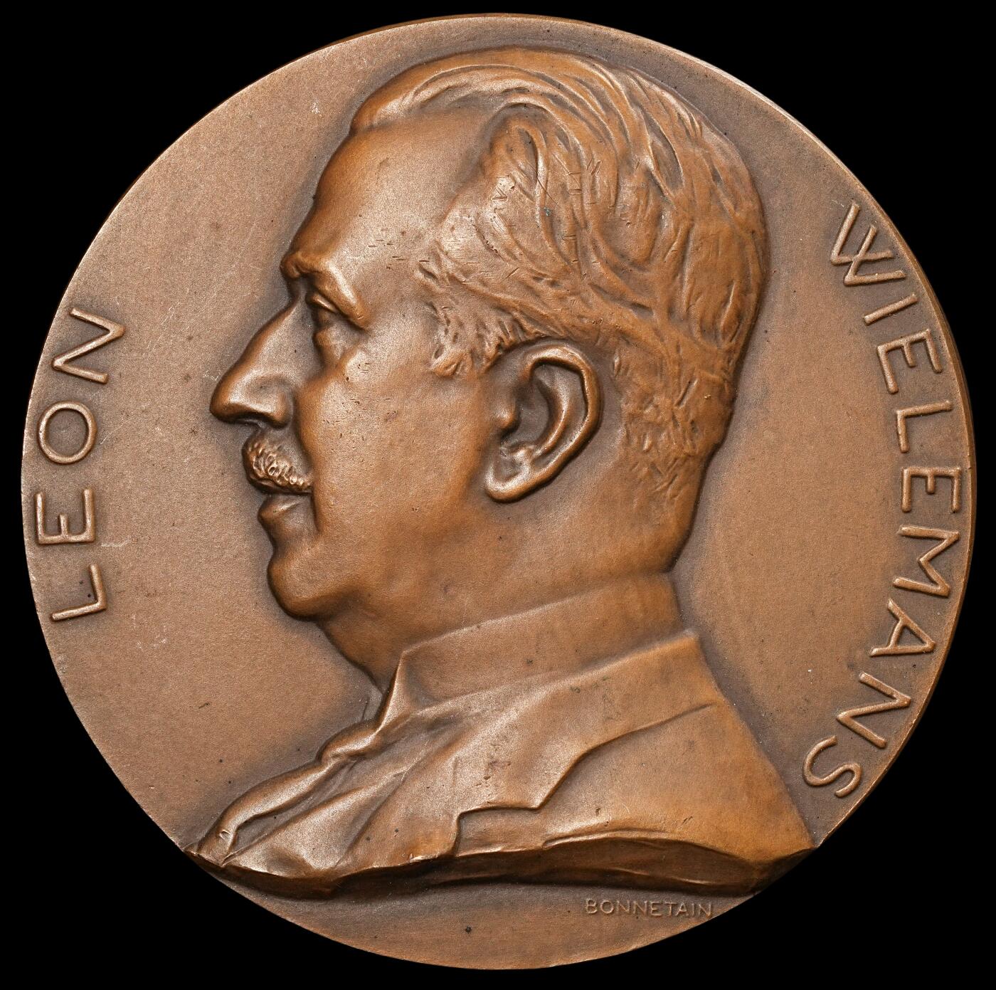 修遠堂世界钱币第五十九期 1931年比利时人物纪念大铜章 60mm，79.11g