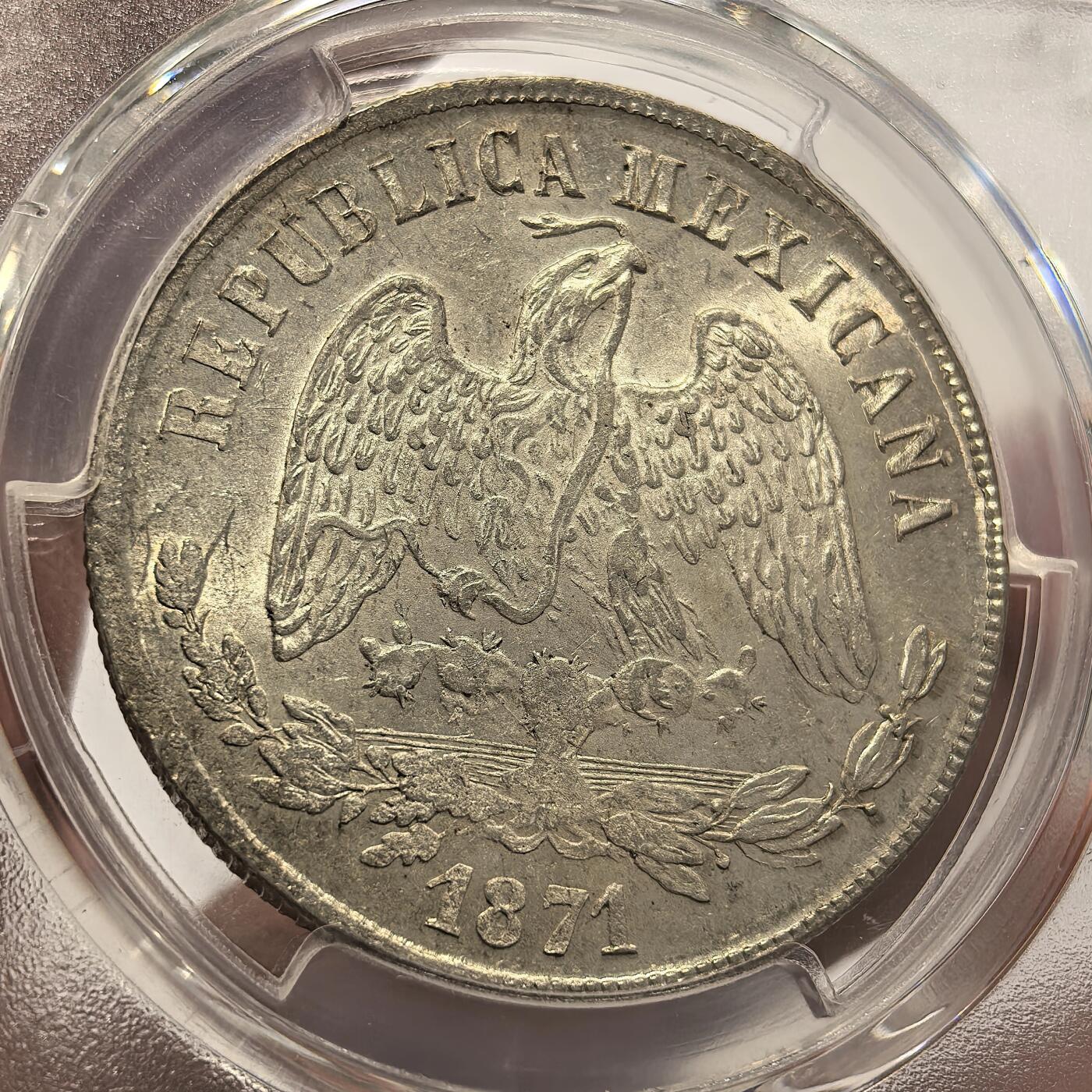博洋堂“不负春光”二月精品专场暨第112期（全场包邮） PCGS MS62 墨西哥1871DO P天平鹰洋 第三名高分 稀少版式