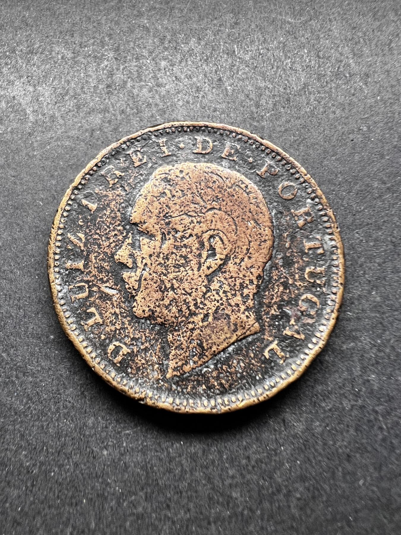 聚福钱庄★世界钱币第三期 无佣金 可寄存 满百包邮  葡萄牙1883年20瑞铜币