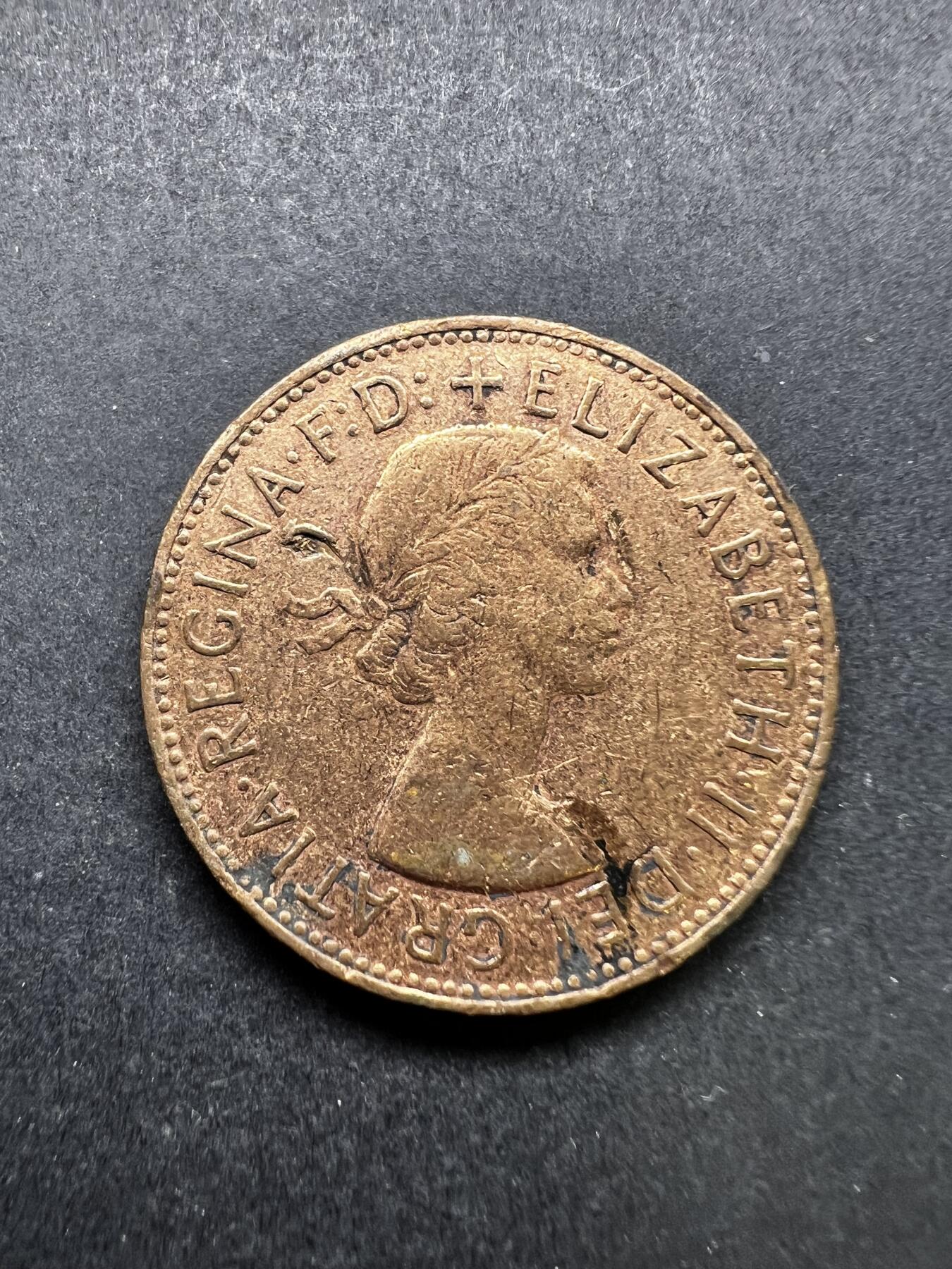 聚福钱庄★世界钱币第三期 无佣金 可寄存 满百包邮  英国1964年1便士铜币