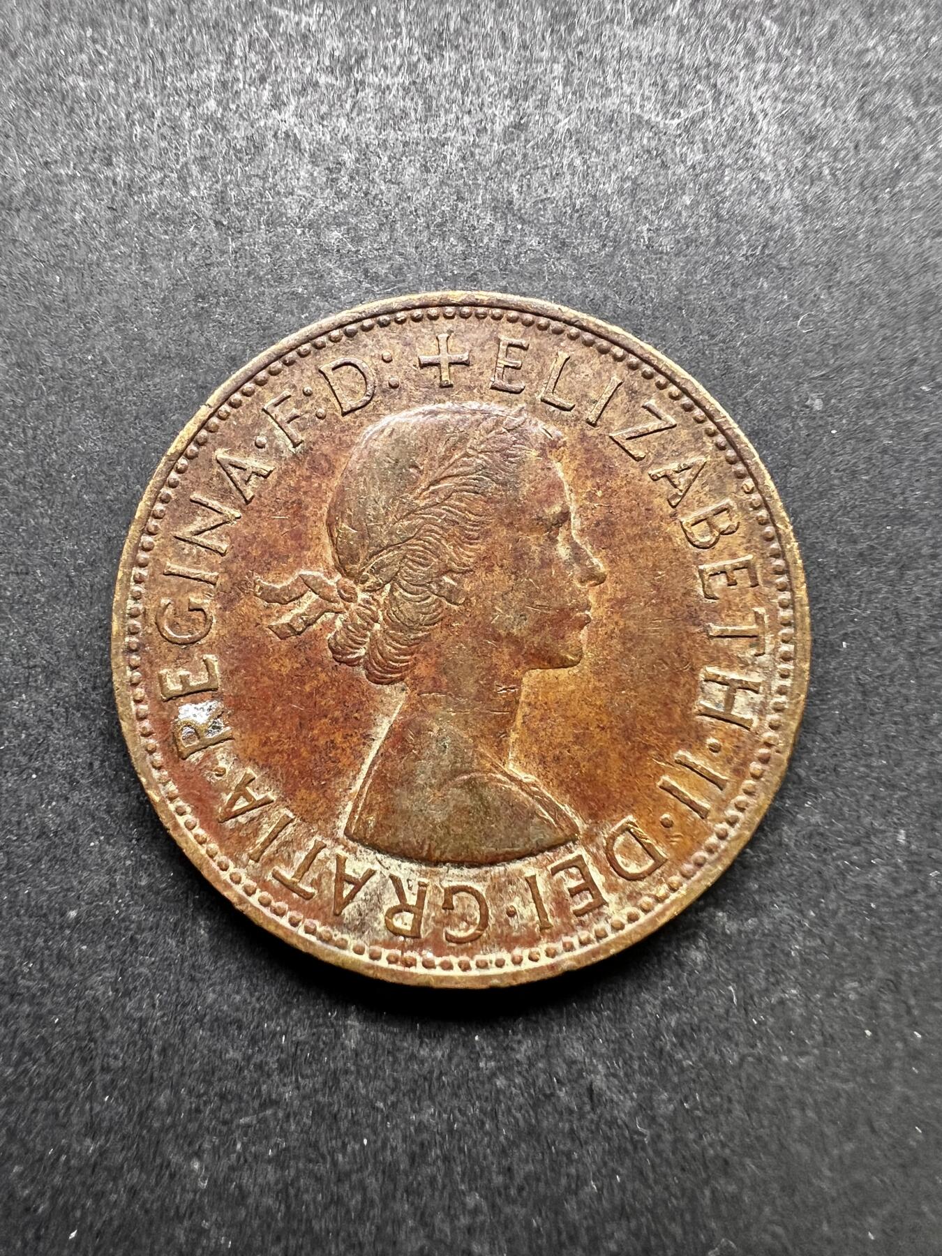 聚福钱庄★世界钱币第三期 无佣金 可寄存 满百包邮  英国1967年1便士铜币