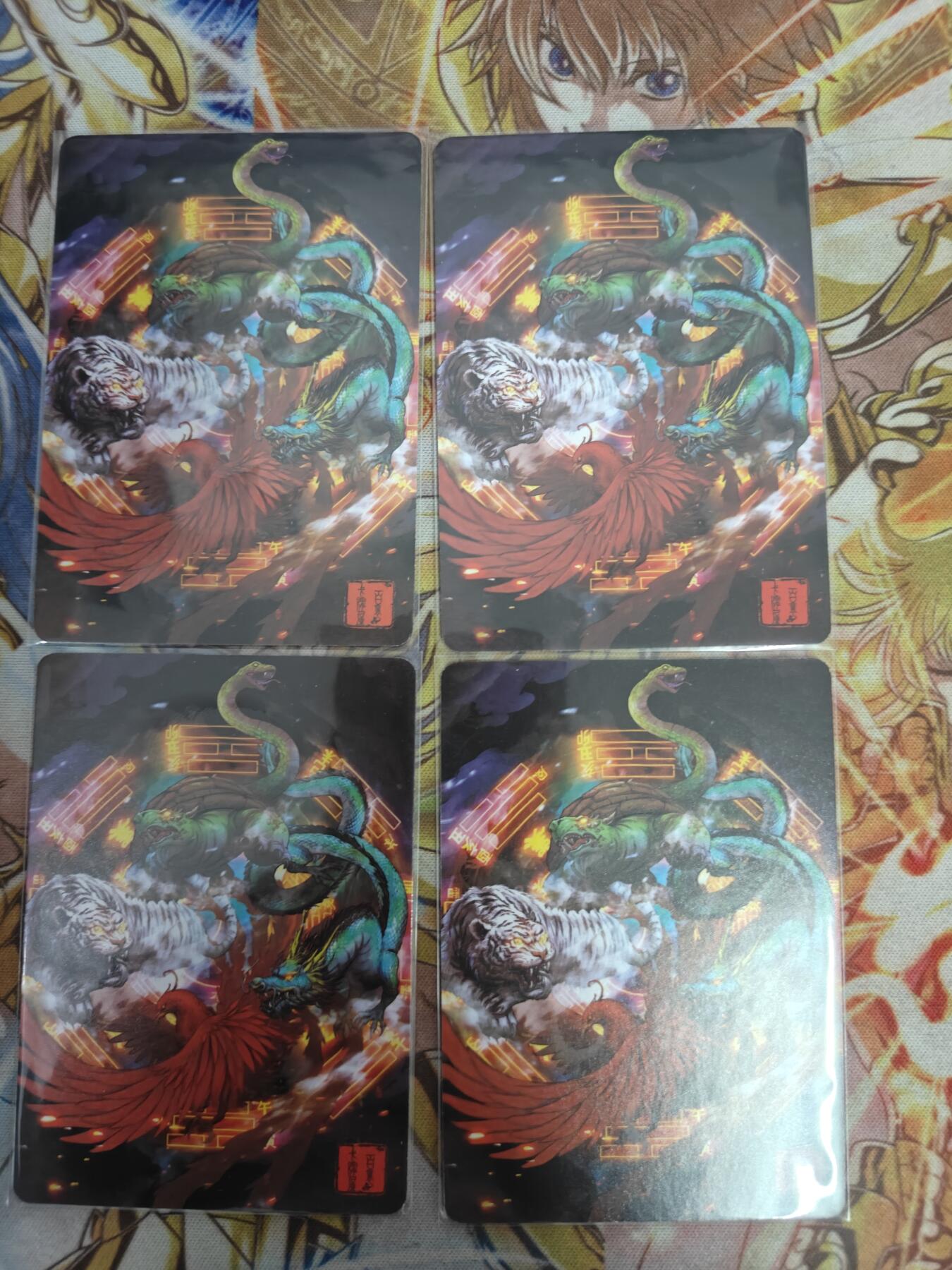 天玑星卡拍第七十六期《各种IP啥都有》持续收拍收评中 满赠三娘需备注 百里卡牌 四象神兽 粗闪