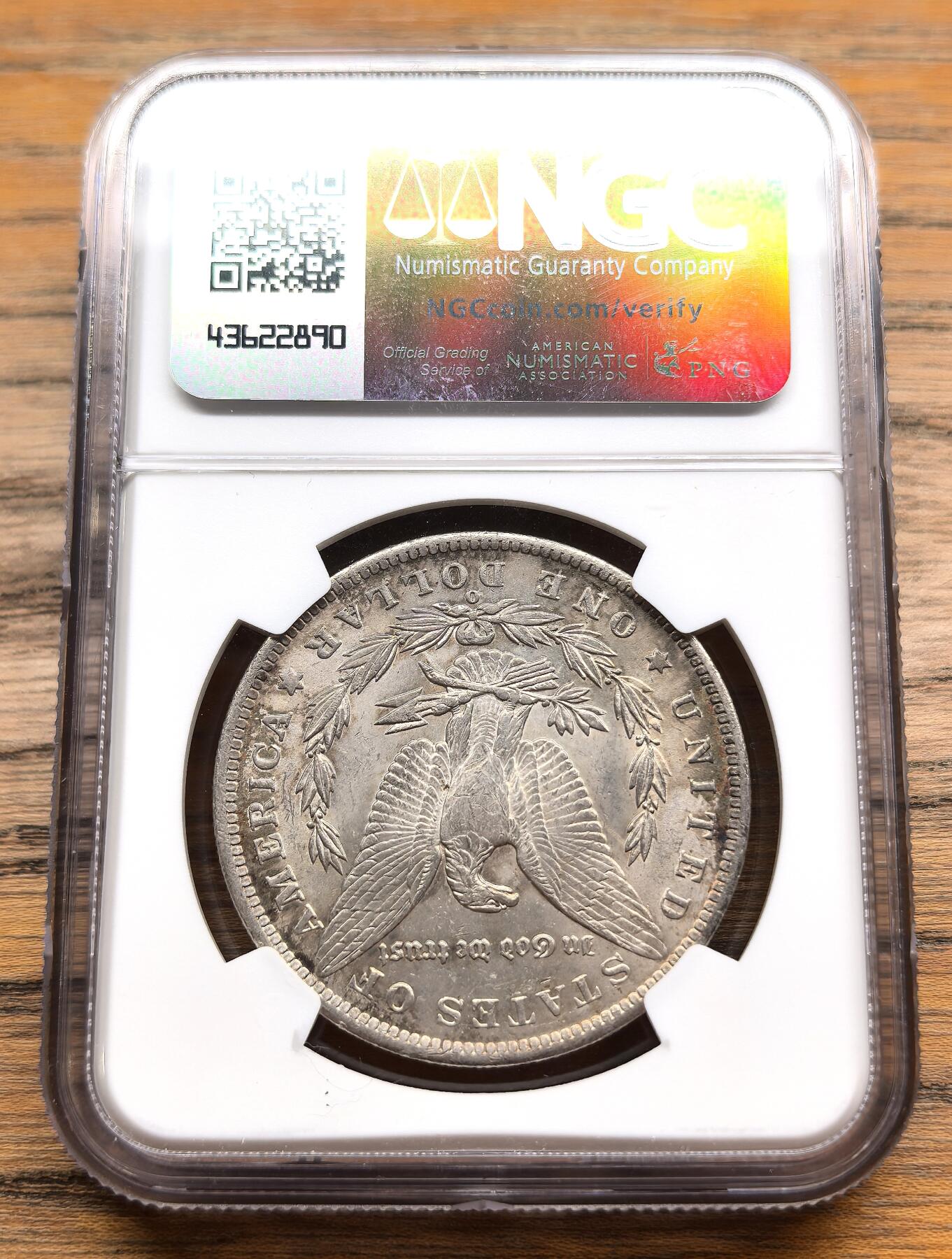 凡希社世界钱币微拍第二百九十八期 1885O美国摩根壹元NGC-MS64