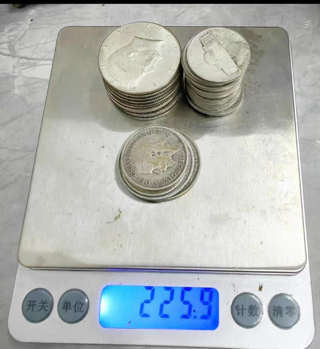 20250228 银币一组31枚，225.9克