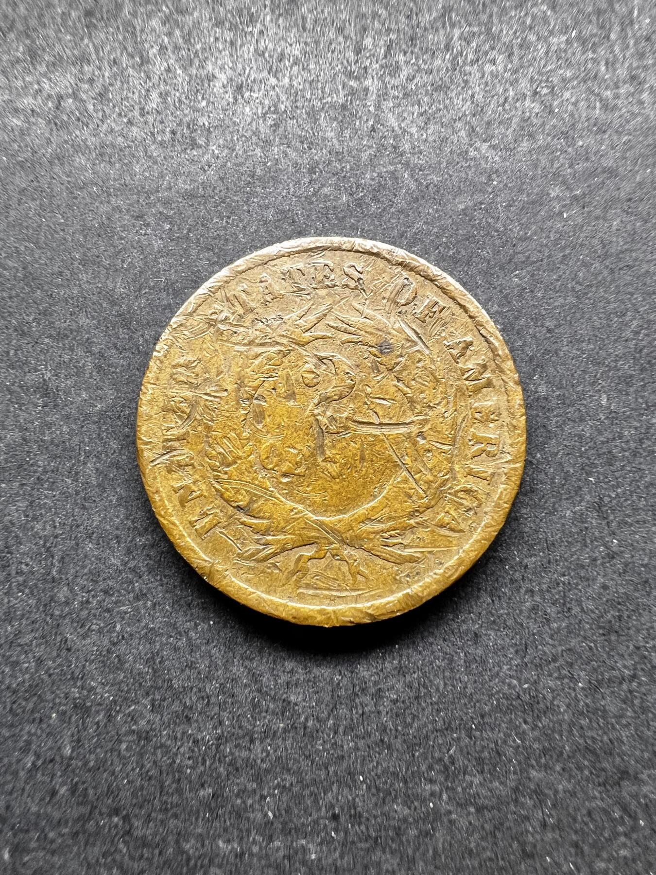 聚福钱庄★世界钱币第三期 无佣金 可寄存 满百包邮  美国1865年2分铜币