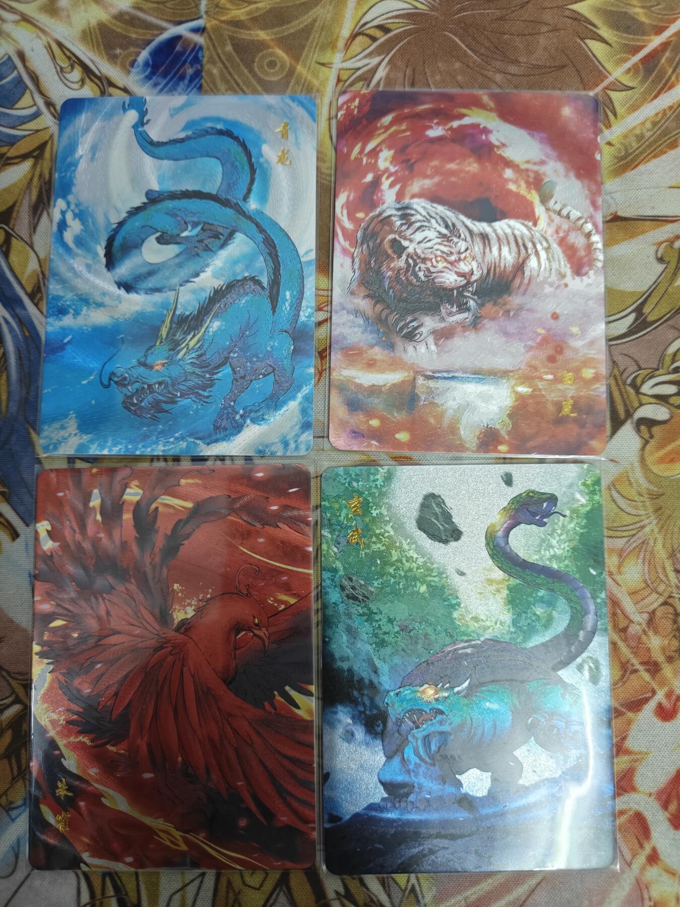 天玑星卡拍第七十六期《各种IP啥都有》持续收拍收评中 满赠三娘需备注 百里卡牌 四象神兽 粗闪