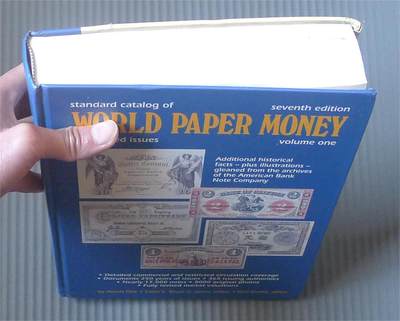 世界钱币章牌书籍专场拍卖11.01 世界纸币目录