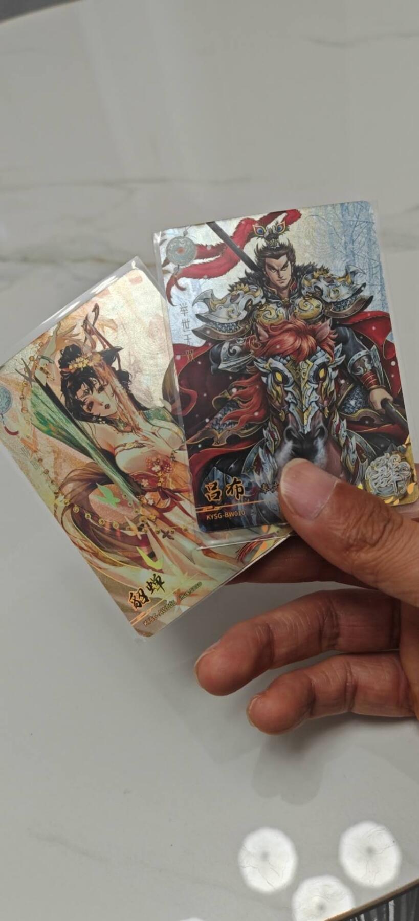秋原瞳小店第9期（微风，初晨，熟悉的街道，还有……曾经的她………） 卡游三国貂蝉吕布经典卡一组