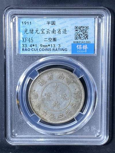 光绪元宝云南省造 XF45 - 光绪元宝云南省造 XF45