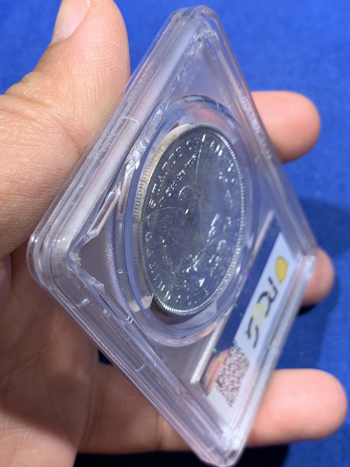 《竞宝斋》第358场 周日，周一  2场连拍 （全场包邮） PCGS MS65 美国1887年摩根1美元银币