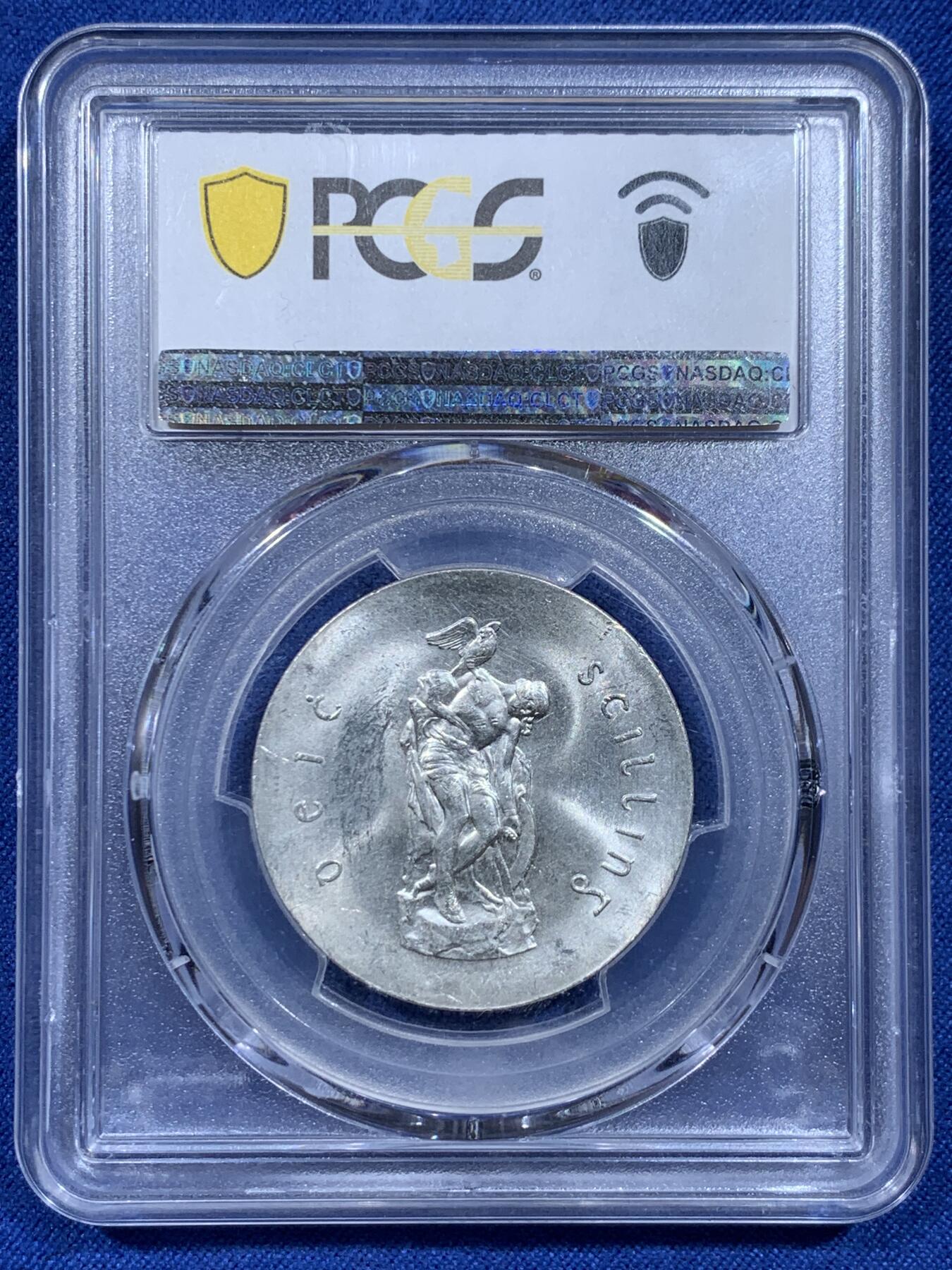 《竞宝斋》第359场 周日，周一  2场连拍 （全场包邮） PCGS MS64 爱尔兰1966年复活节起义50周年纪念10先令银币